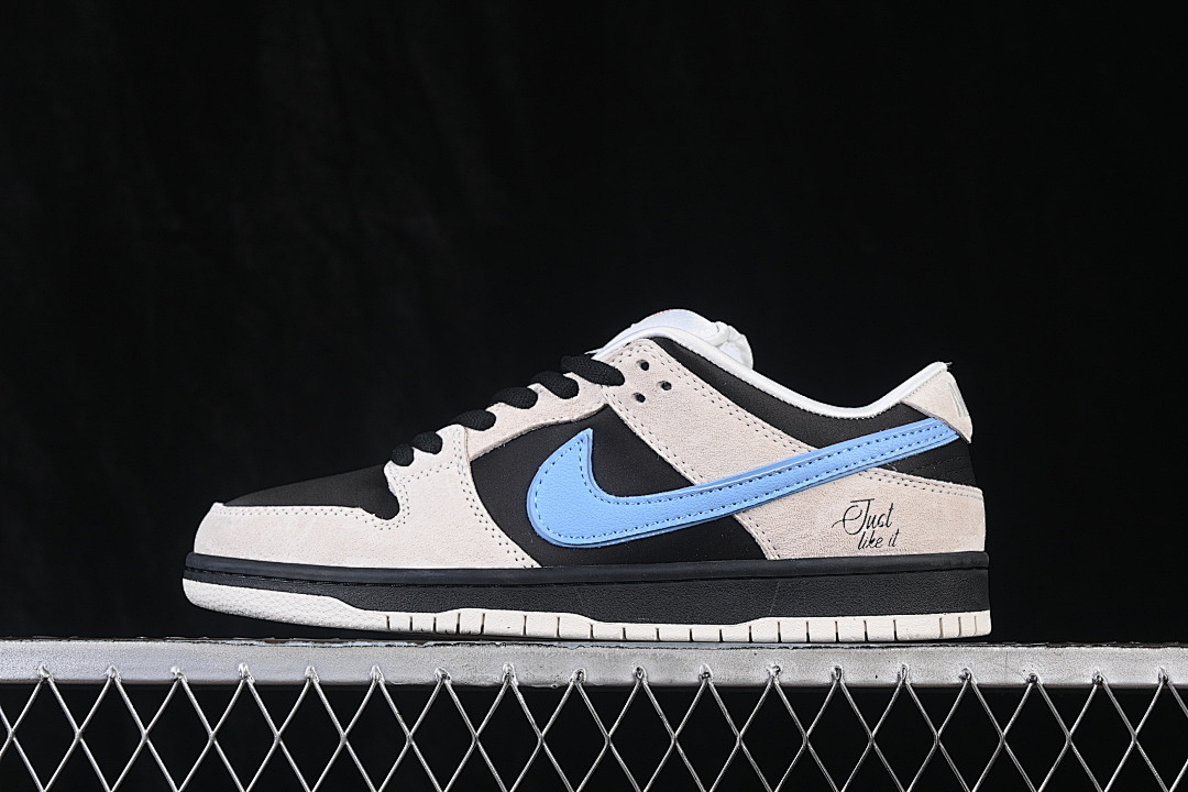 Unbranded [FZ5645-100]-[SB DUNK LOW LOW-TOP CASUAL SNEAKERS WHITE/BLACK/BLUE]-[WOMAN:36-39]-[MAN:40-46], photo 1