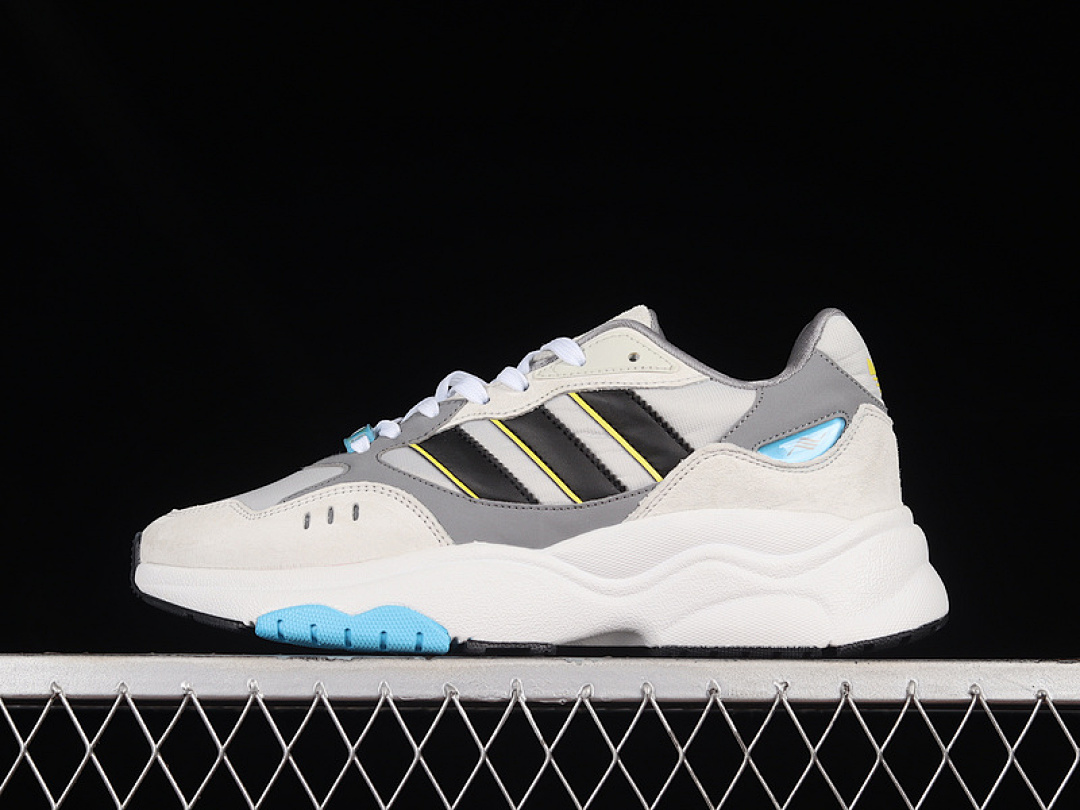 Unbranded [HP1929]-[RETROPY F90 SHOES CLOUD WHITE/BLACK/YELLOW]-[WOMAN:36-39]-[MAN:40-45], photo 1