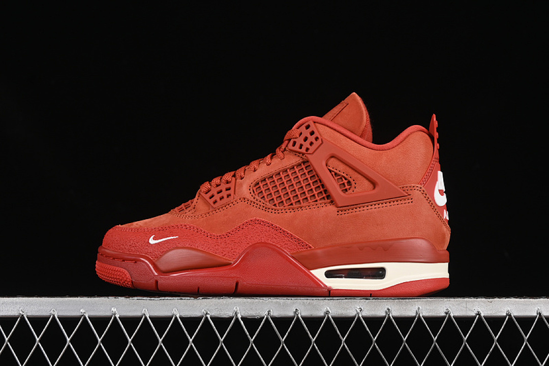 Jordan NIGEL SYLVESTER X Jordan 4 RETRO OG SP FIREWOOD ORANGE/SAIL/CINNABAR · HF4340-800, photo 1