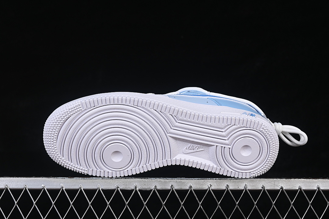 Nike [CD2288-951]-[AIR FORCE 1 07 LOW CASUAL SNEAKERS SKY BLUE/WHITE]-[WOMAN:36-39]-[MAN:40-45] - Image 14