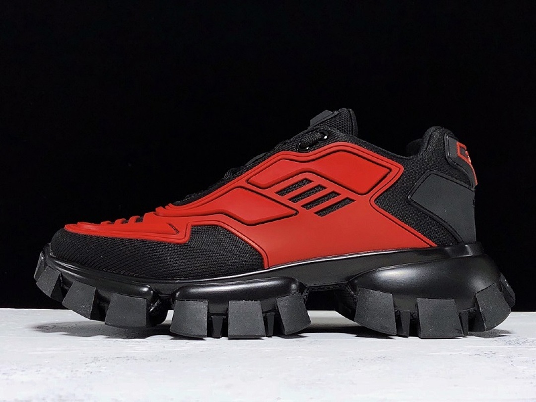 [PRA*DA LOW-TOP SNEAKER BLACK/RED]-[WOMAN:35-39]-[MAN:40-44], photo 1