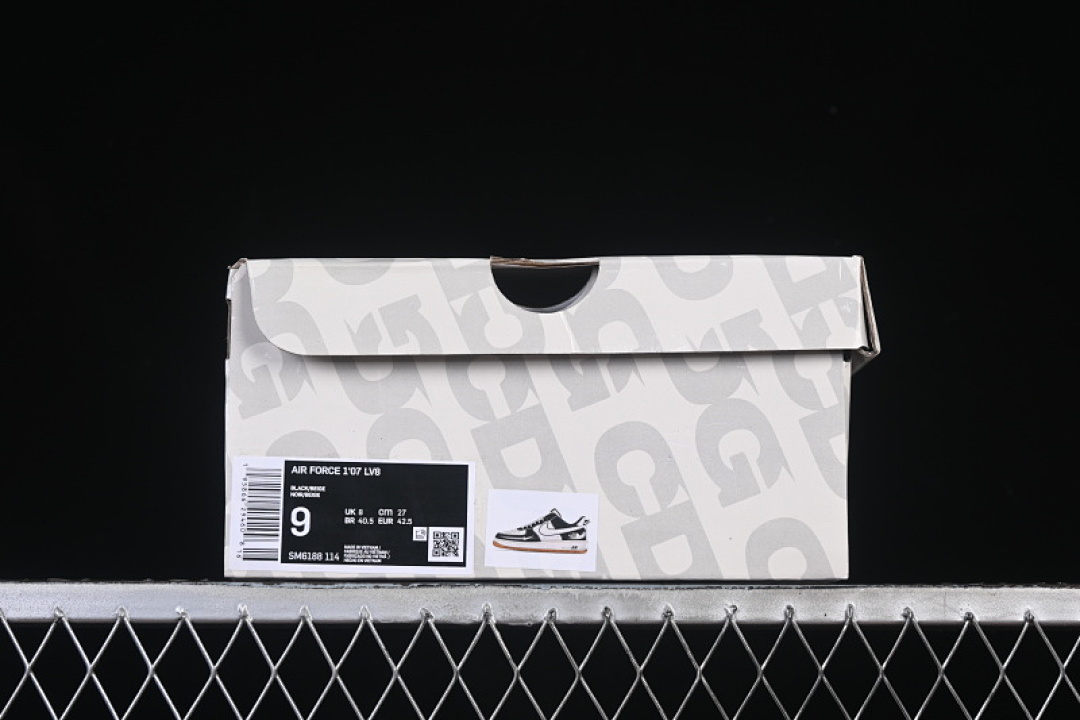 Nike [SM6188-114]-[AIR FORCE 1 07 LOW WHITE/BROWN/BLACK]-[WOMAN:36-39]-[MAN:40-45] - Image 12