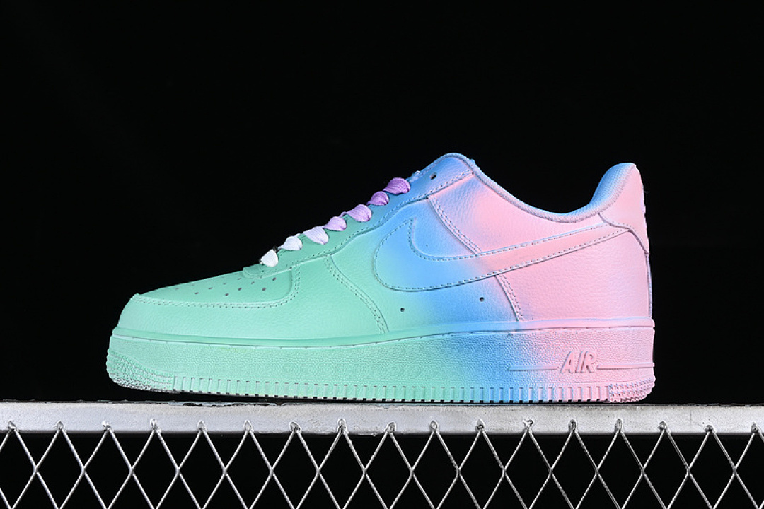 Nike [ZQ2023-929]-[AIR FORCE 1 07 LOW GREEN/BLUE/PURPLE]-[WOMAN:36-39]-[MAN:40-45], photo 1