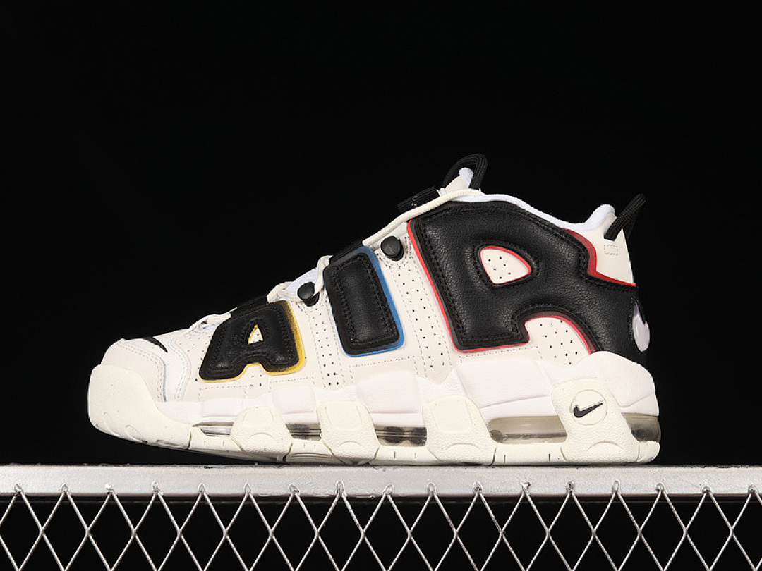 Nike Nike AIR MORE UPTEMPO 96 PRIMARY COLORS BLACK/SAIL/BLACK/TEAM ORANGE · DM1297-100, photo 1