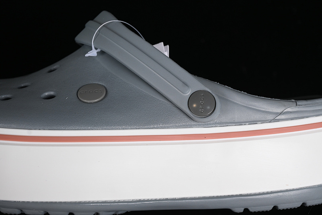 Crocs [CROCS CROCBAND PLATFORM RAINBOW WHITE/GREY]-[WOMAN:36-40] - Image 6