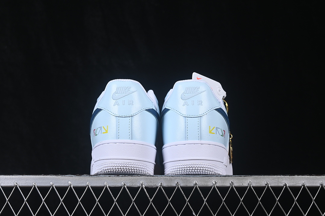 Nike [HV2511-100]-[AIR FORCE 1 07 LOW CASUAL SNEAKERS SKY BLUE/WHITE]-[WOMAN:36-39]-[MAN:40-45] - Image 13