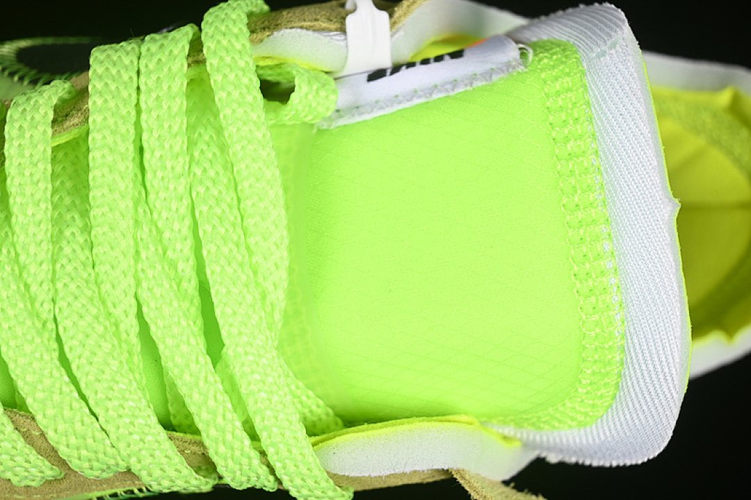Nike [AO4606-700]-[OFF WHITE AIR FORCE 1 LOW VOLT/CONE-BLACK-HYPER JADE]-[WOMAN:36-39]-[MAN:40-45] - Image 9