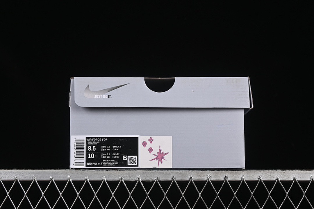 Nike [DO6730-010]-[AIR FORCE 1 07 LOW BLACK PINK BLACK/PINK]-[WOMAN:36-39]-[MAN:40-45] - Image 13