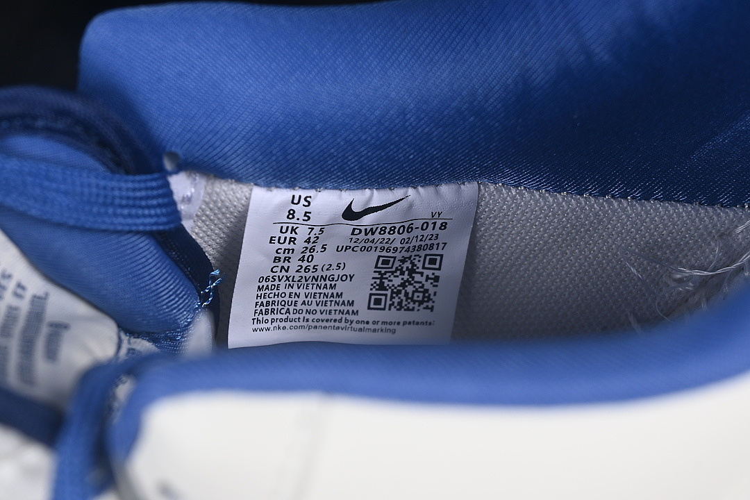 Nike [DW8806-018]-[AIR FORCE 1 07 LOW CASUAL SNEAKERS NAVY BLUE/WHITE]-[WOMAN:36-39]-[MAN:40-45] - Image 6