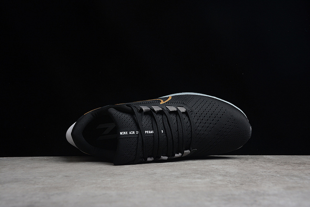Nike [CW7358-004]-[AIR ZOOM PEGASUS 38 BLACK/THUNDER BLUE/ASHEN SLATE/METALLIC GOLD COIN] - Image 12