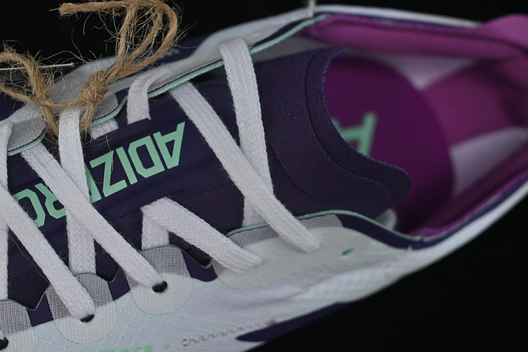 Adidas [JR1656]-[ADIZERO ADIOS 4 M WHITE/PURPLE]-[WOMAN:36-39]-[MAN:40-46] - Image 9