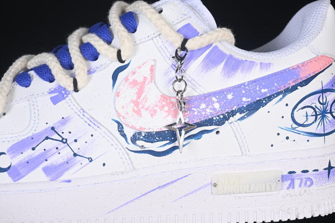 Nike [622-722]-[AIR FORCE 1 07 LOW CANCER BLUE/PURPLE/WHITE]-[WOMAN:36-39]-[MAN:40-45] - Image 8
