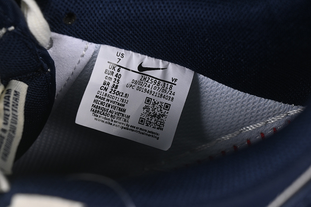 Nike [ZH2598-318]-[AIR FORCE 1 07 LOW WHITE/BLUE]-[WOMAN:36-39]-[MAN:40-45] - Image 6