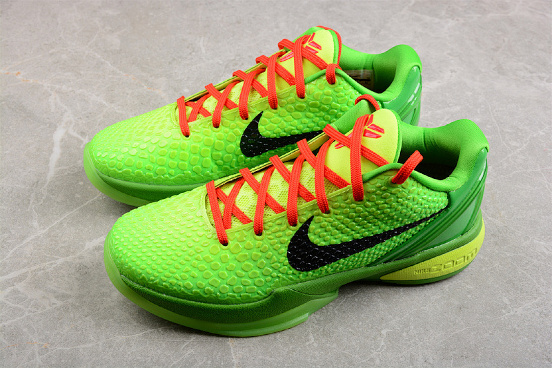 Nike [429659-701]-[ZOOM KOBE 6 GRINCH LIME GREEN/VARSITY RED-BLACK]-[MAN:41-46] - Image 10