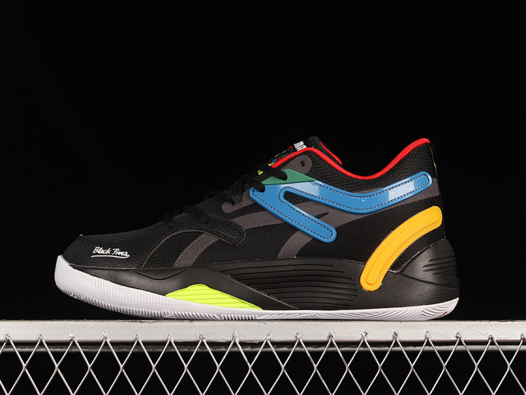 Puma [376637-01]-[BLACK FIVES X TRC BLAZE COURT BLACK/SAFFRON]-[MAN:40-46], photo 1
