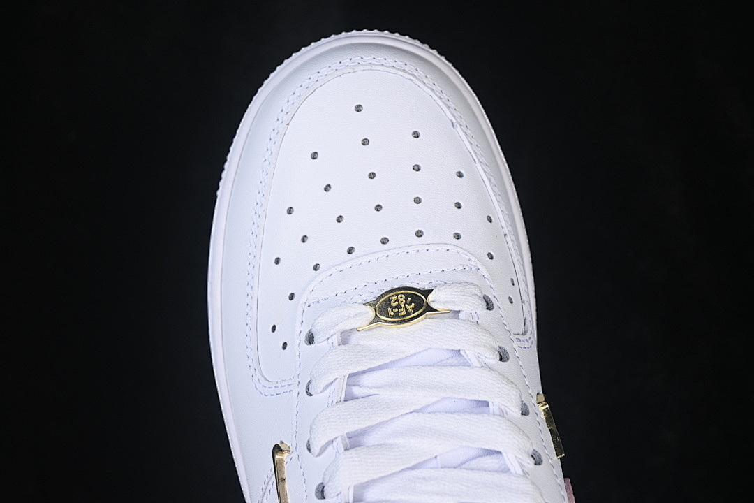 Nike [ZH0316-112]-[AIR FORCE 1 07 LOW CASUAL SNEAKERS WHITE/PINK/WHITE]-[WOMAN:36-39]-[MAN:40-45] - Image 10