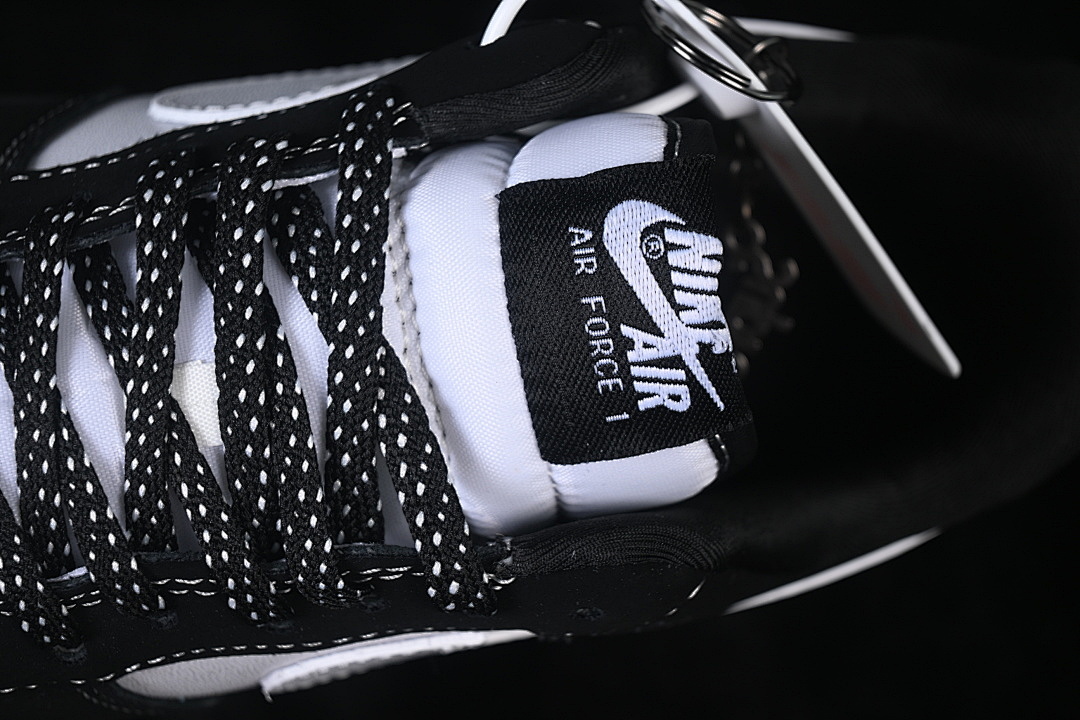 Nike [KJ1688-027]-[AIR FORCE 1 07 LOW CASUAL SNEAKERS WHITE/BLACK]-[WOMAN:36-39]-[MAN:40-45] - Image 9