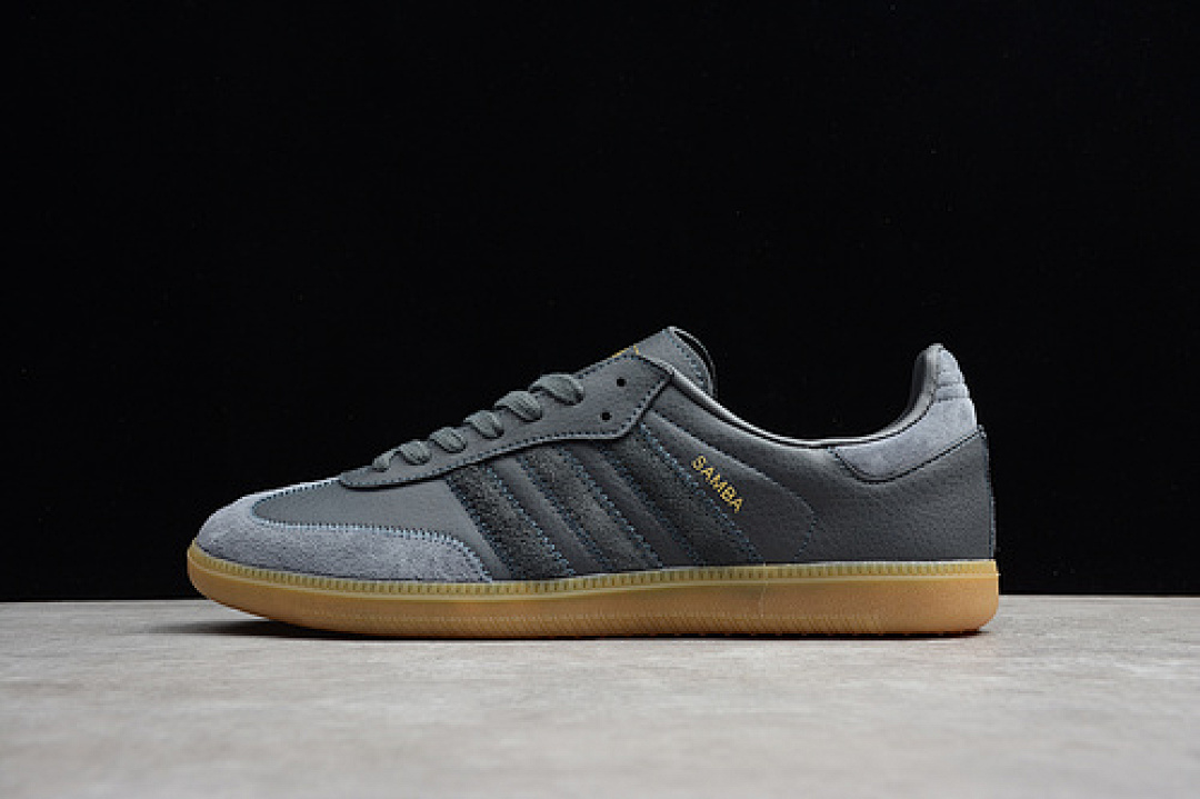 Adidas [BD7963]-[SAMBA OG FT GREY THREE/GOLD METALLIC]-[MAN:40-45], photo 1