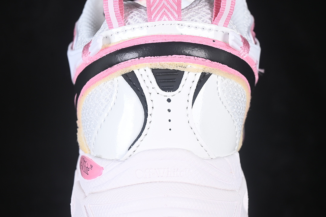 Unbranded [VIRGIL ABLOH RETRO RUNNING SHOES LIGHT PINK/WHITE/BLACK]-[WOMAN:36-39]-[MAN:40-47] - Image 6