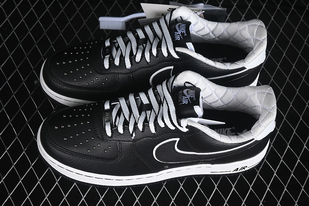 Nike [IM6643-010]-[AIR FORCE 1 07 LOW CASUAL SNEAKERS BLACK/WHITE]-[WOMAN:36-39]-[MAN:40-45] - Image 10