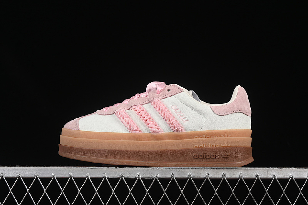 Unbranded [JR8374]-[ORIGINALS GAZELLE BOLD WHITE/PINK/BROWN]-[WOMAN:35.5-40], photo 1