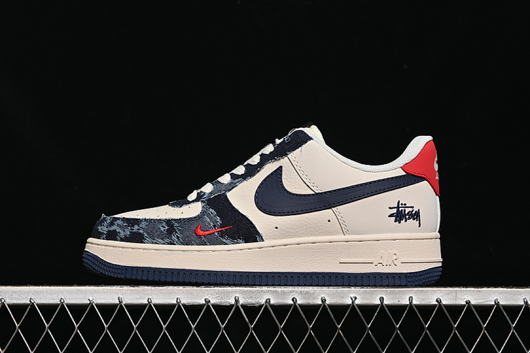 Nike [XS1958-579]-[AIR FORCE 1 07 LOW RED/WHITE/BLUE]-[WOMAN:36-39]-[MAN:40-45] - Image 2