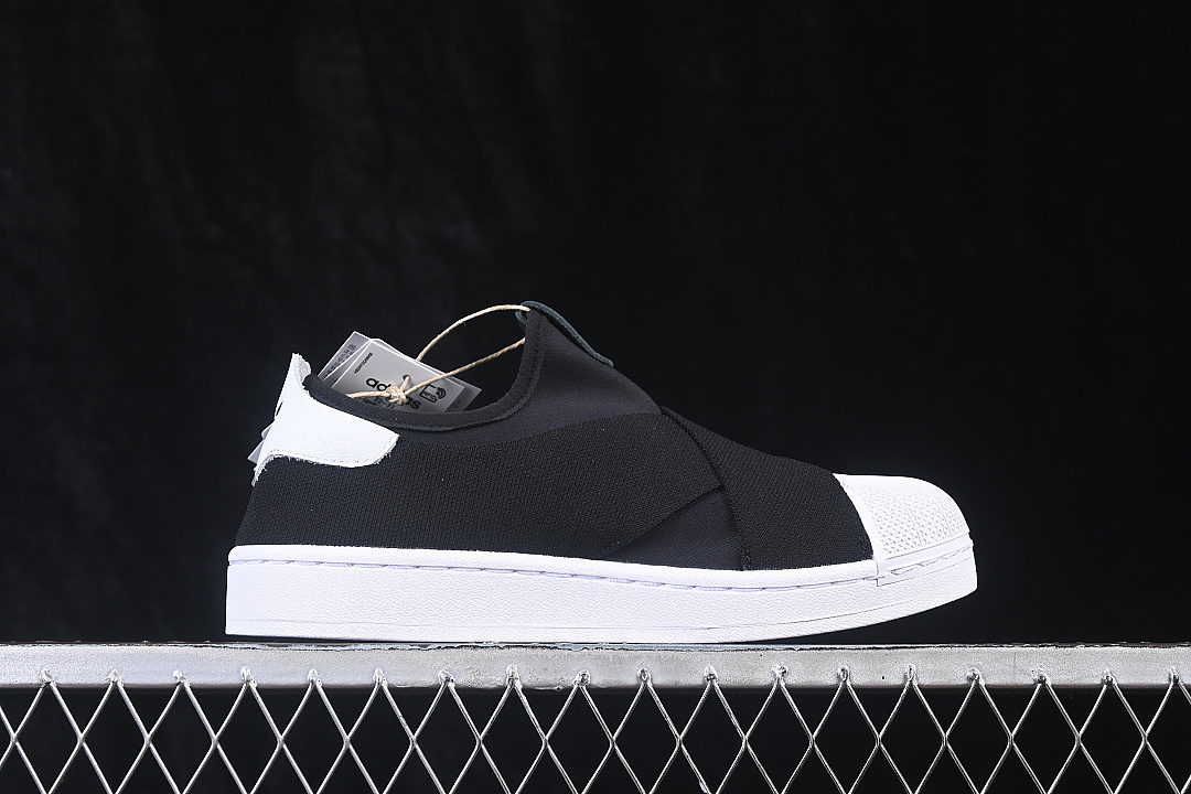 Unbranded [KH8210]-[SUPERSTAR SHELL TOE CASUAL SNEAKERS BLACK/INKINESS]-[WOMAN:35-39]-[MAN:40-45] - Image 15