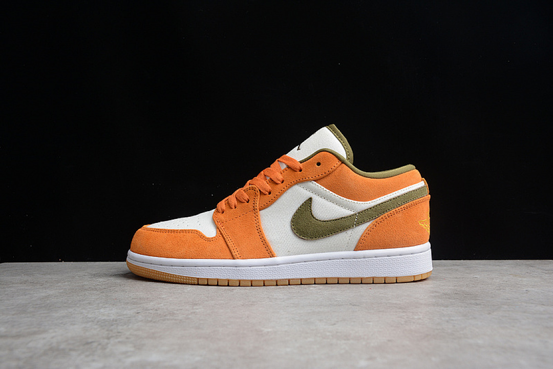 Jordan AIR Jordan 1 LOW ORANGE/OLIVE/WHITE · DH6931-102, photo 1