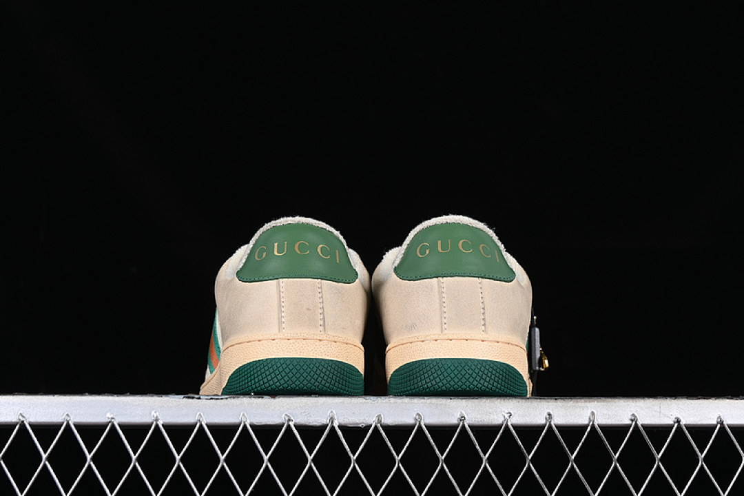 Gucci [9Y9209443]-[GU*CCI DISTRESSED SCREENER SNEAKER WHITE/BROEN/GREY/GREEN]-[WOMAN:35-40] - Image 14