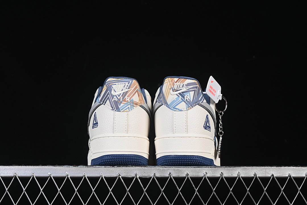 Nike [XL1979-122]-[AIR FORCE 1 07 LOW WHITE/NAVY BLUE]-[WOMAN:36-39]-[MAN:40-45] - Image 14