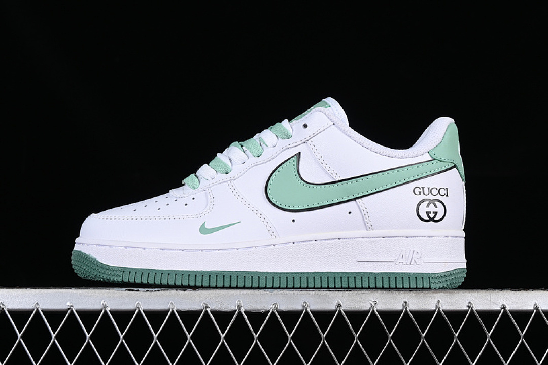 Nike Nike AIR FORCE 1 LOW 07 LV8 WHITE/GREEN/BLACK · DA8481-166, photo 1