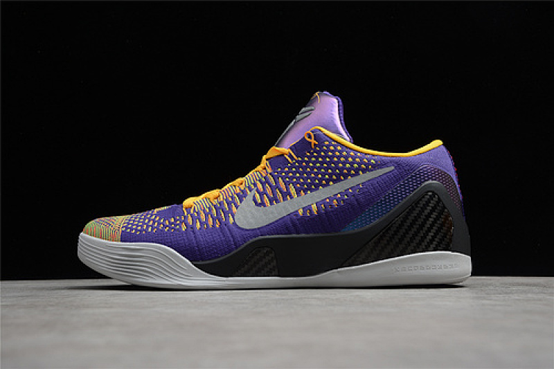 Nike Nike ZOOM KOBE 9 PURPLE/YELLOW/LIGHT GREY · 630487-500, photo 1