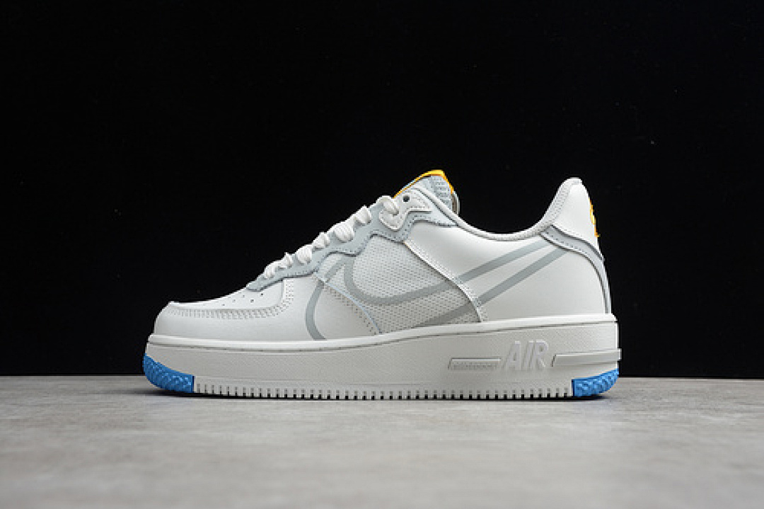 Nike [CT1020-100]-[AIR FORCE 1 WHITE/LIGHT SMOKE GREY-UNIVERSITY GOLD]-[UNISEX:36-45], photo 1