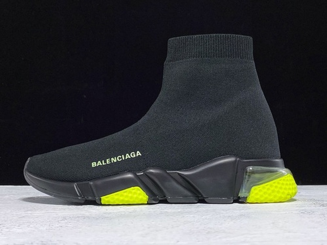Unbranded [OK SPEED SHOES BLACK/WHITE-YELLOW]-[WOMAN:35-39]-[MAN:40-46], photo 1