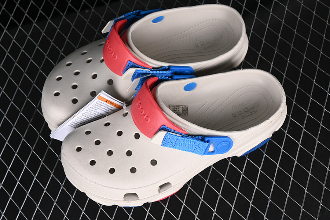 Crocs [CROCS CLASSIC CLOG GREY/BLUE/RED]-[WOMAN:37-39]-[MAN:40-46] - Image 7