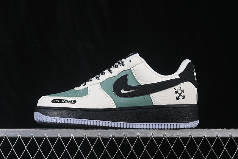 Nike Nike AIR FORCE 1 07 LOW CASUAL SNEAKERS GREEN/WHITE/BLACK · LD1999-032, photo 1