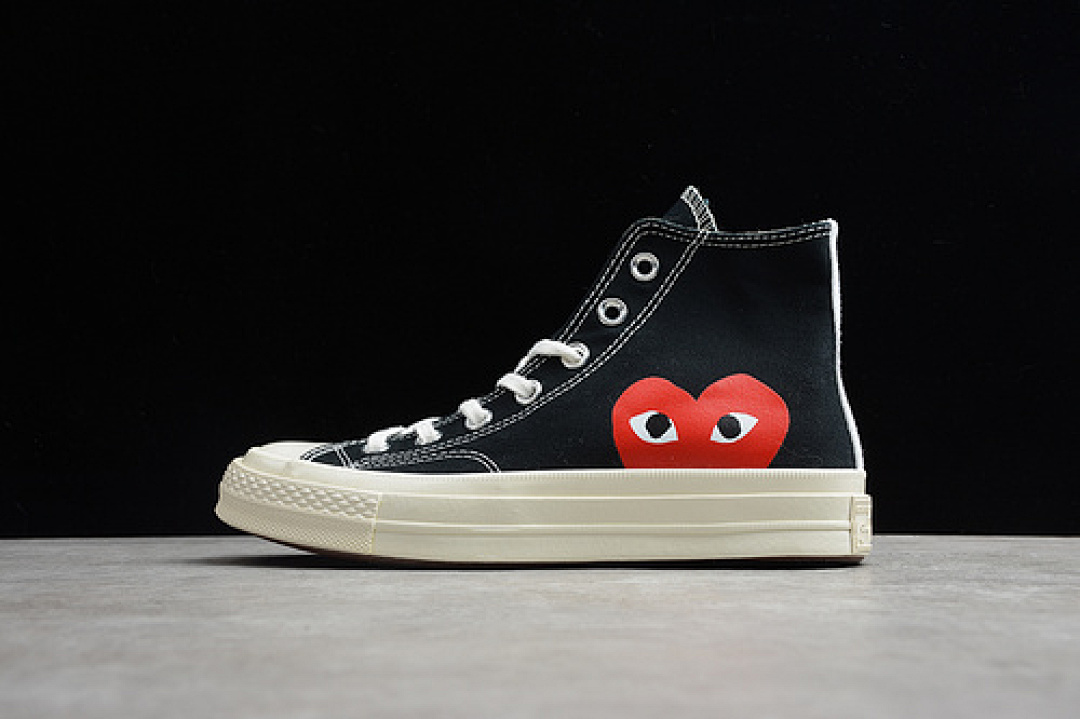 Comme des Garcons CDG CHUCK TAYLOR 70 X Comme des Garcons PLAY HIGH BLACK/RED · 150204C, photo 1