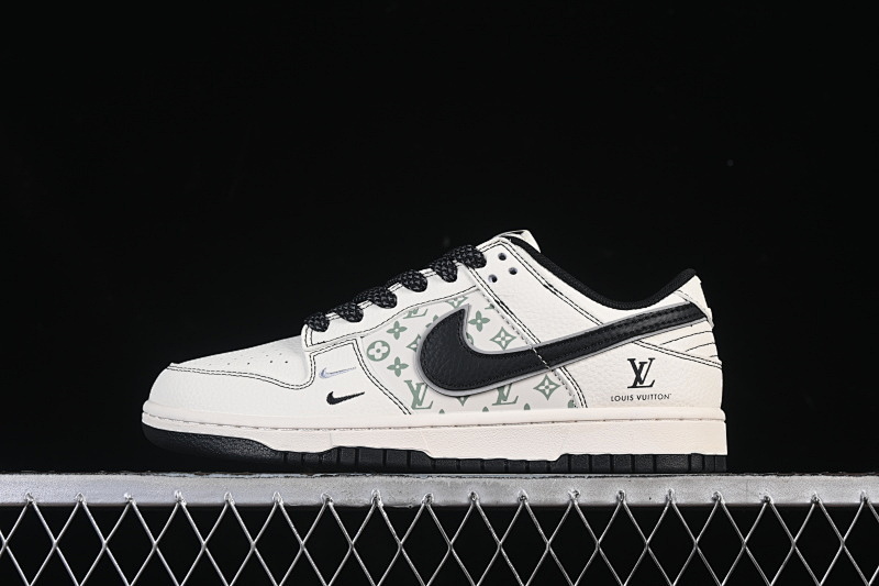 Nike DUNK LOW CASUAL SNEAKERS BLACK/WHITE · HH7518-095, photo 1