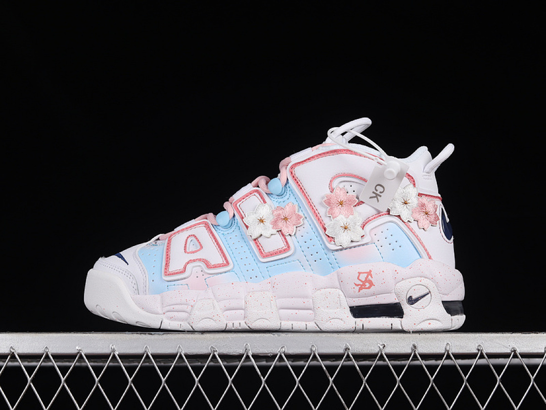 Nike Nike AIR MORE UPTEMPO 96 QS WHITE/LIGHT PINK/SKY BLUE-BLACK · DH9719-100, photo 1