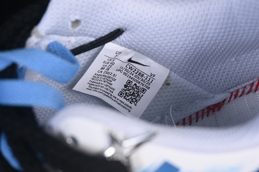 Nike [219-320]-[AIR FORCE 1 07 LOW PISCES BLACK/BLUE/WHITE]-[WOMAN:36-39]-[MAN:40-45] - Image 6