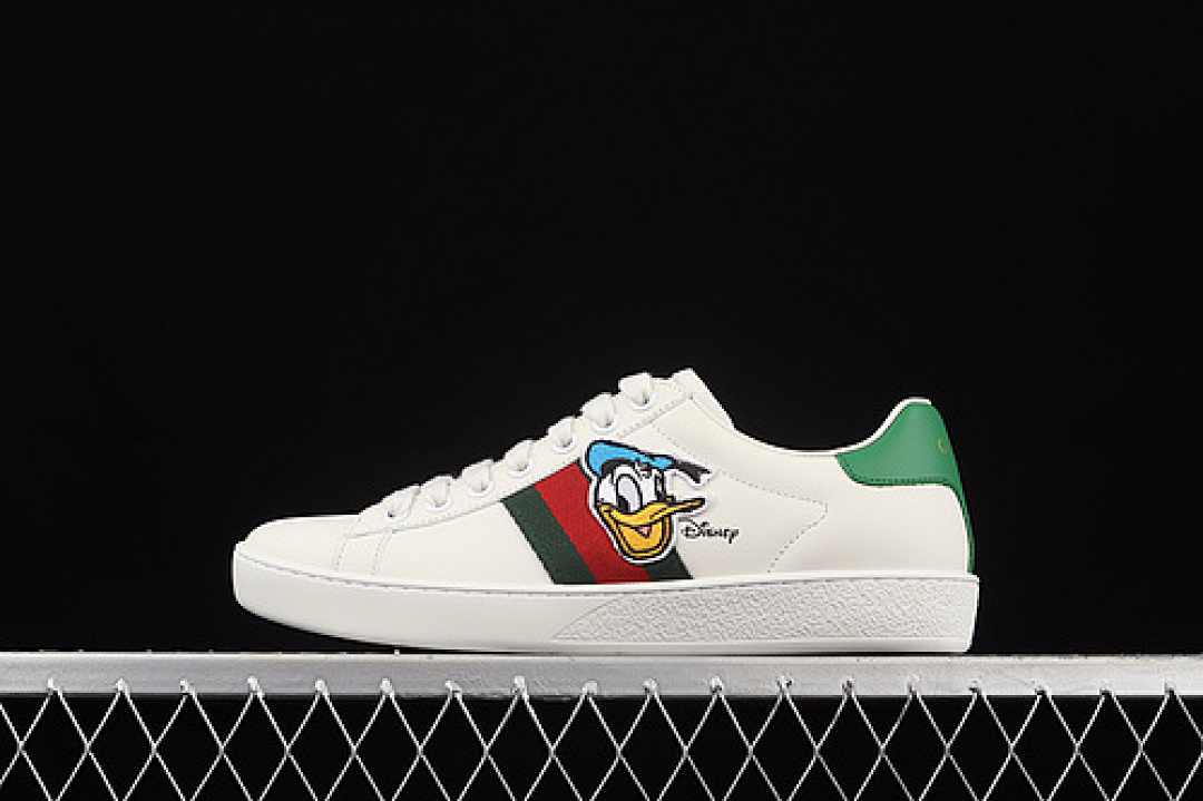 Gucci [04GGO9085]-[GU*CCI ACE EMBROIDERED SNEAKERS BLACK/GREEN/RED]-[WOMAN:35-39]-[MAN:40-44] - Image 2