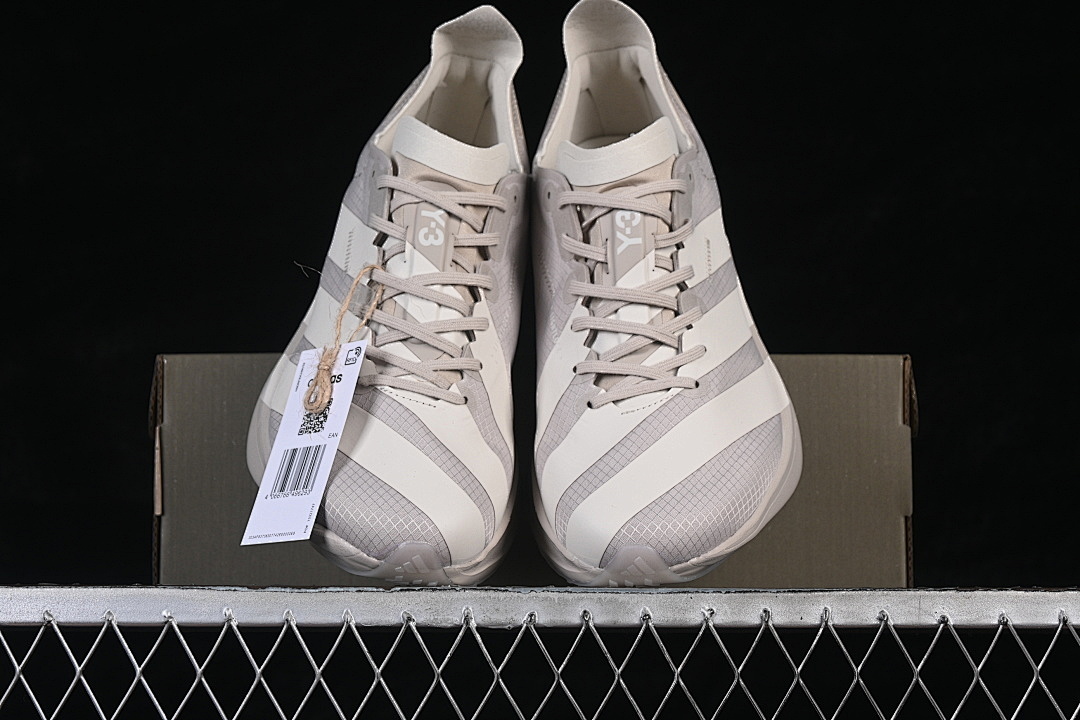 Adidas [KJ6878]-[ADIZERO ADIOS 4 M LOW-TOP RUNNING SHOES GREY/BEIGE]-[WOMAN:36-39]-[MAN:40-46] - Image 13