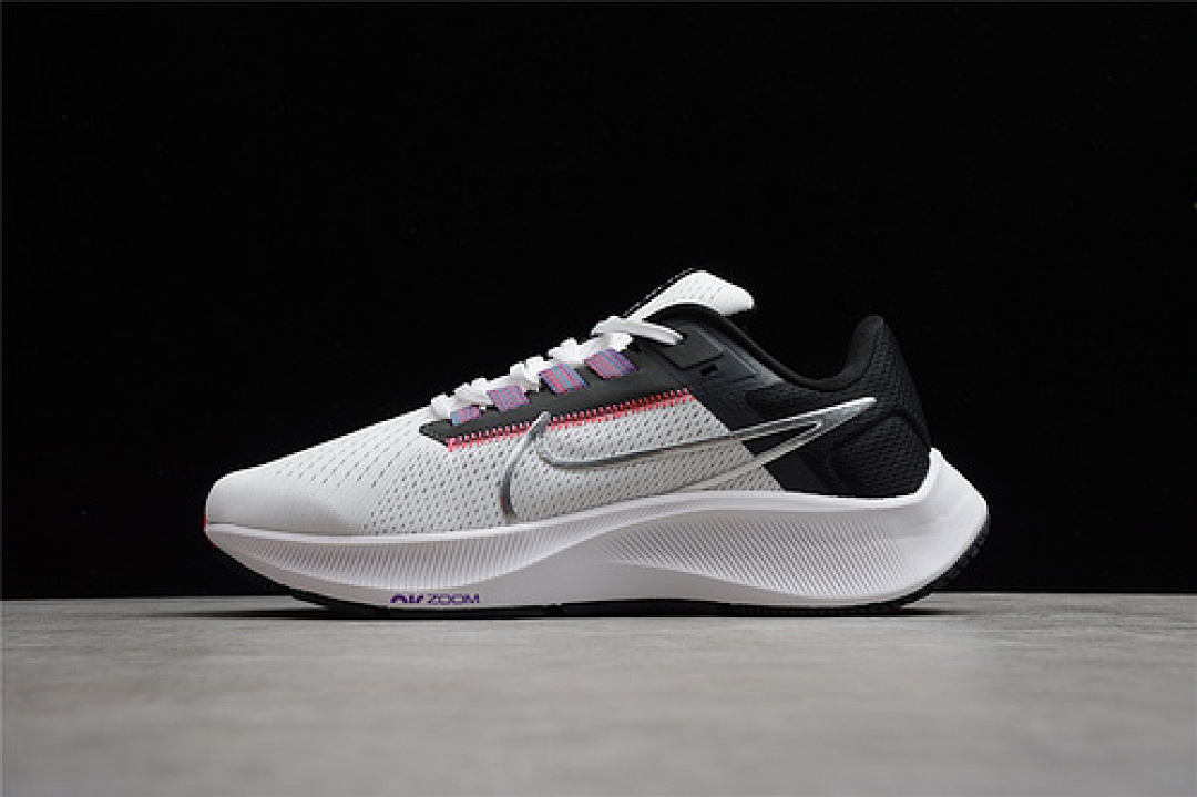 Nike Nike AIR ZOOM PEGASUS 38 WHITE/BLACK/FLASH CRIMSON/METALLIC SILVER · CW7358-101, photo 1