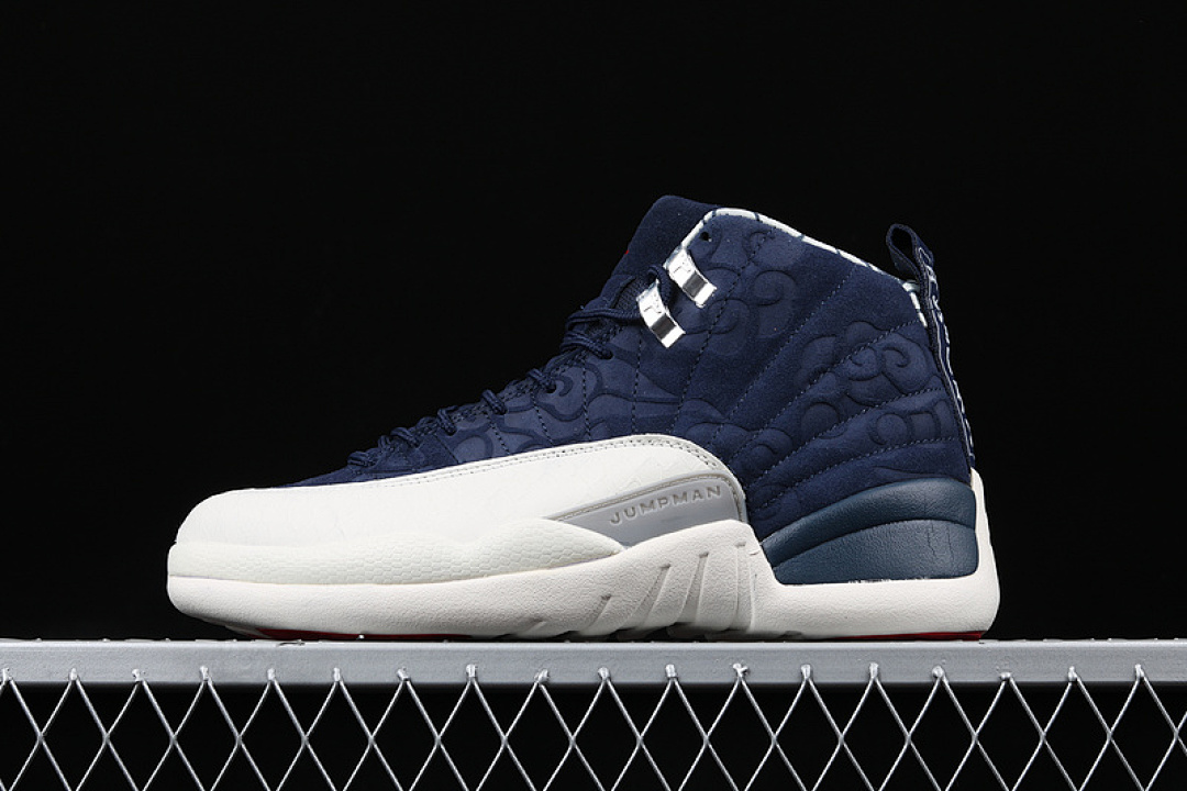 Jordan [BV8016-445]-[AIR JORDAN 12 RETRO INTERNATIONAL FLIGHT COLLEGE NAVY/WHITE], photo 1