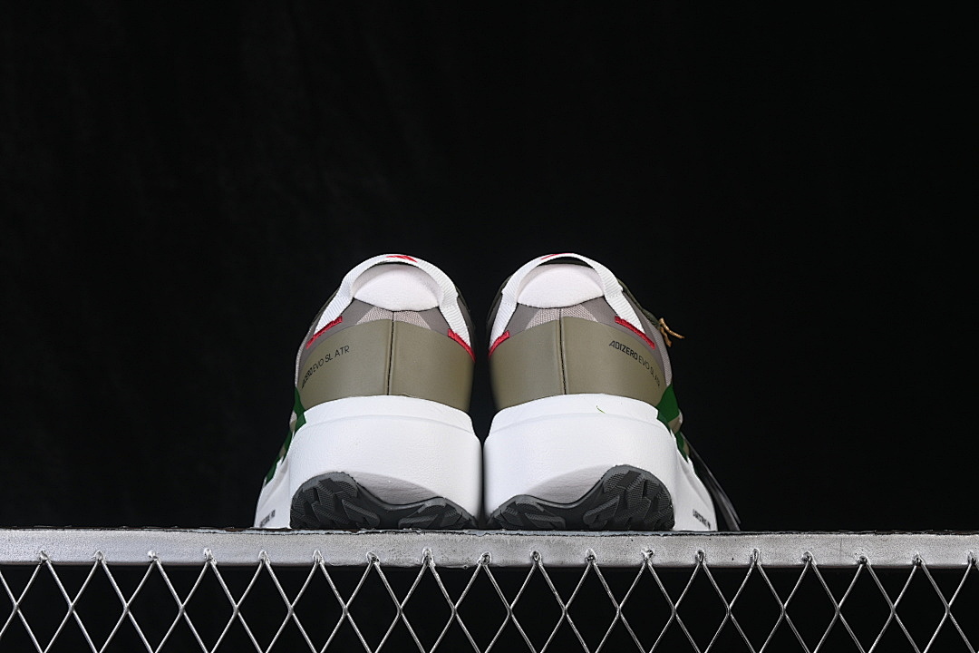 Adidas [KK0307]-[ADIZERO EVO SL RUNNING SHOES BROWN/GREEN/WHITE]-[WOMAN:36-39]-[MAN:40-45] - Image 14