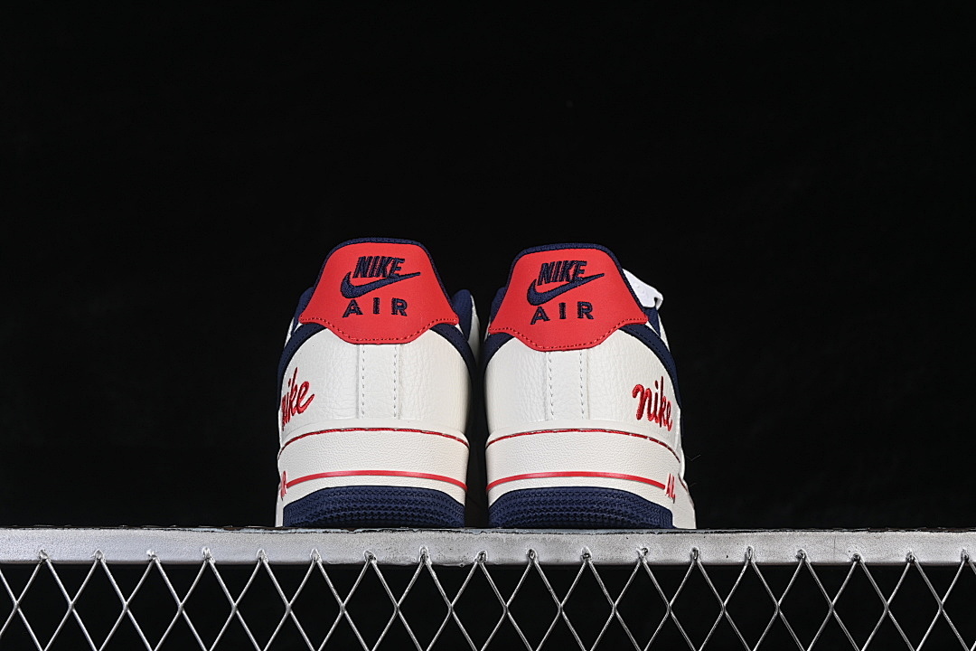 Nike [NH0601-544]-[AIR FORCE 1 07 LOW WHITE/NAVY BLUE/RED]-[WOMAN:36-39]-[MAN:40-45] - Image 14