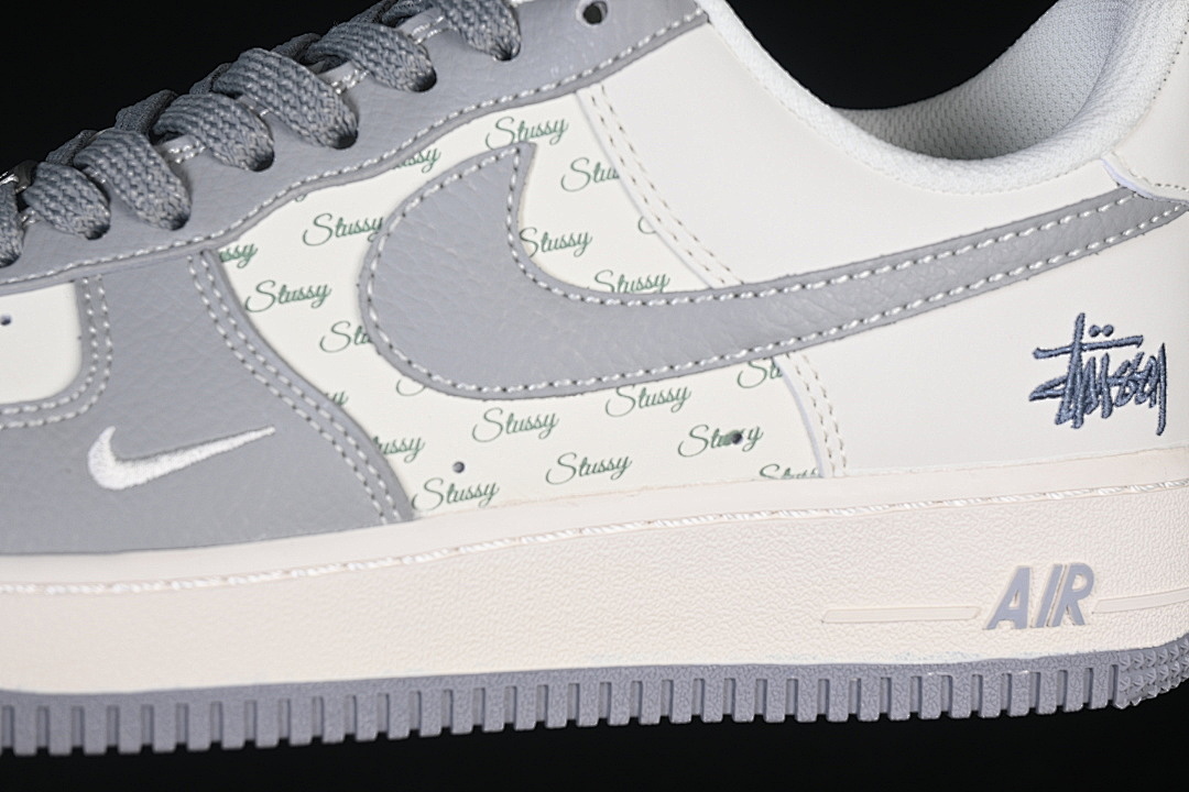 Nike [HH7518-082]-[AIR FORCE 1 07 LOW LOW-TOP CASUAL SNEAKERS WHITE/GREY]-[WOMAN:36-39]-[MAN:40-45] - Image 8
