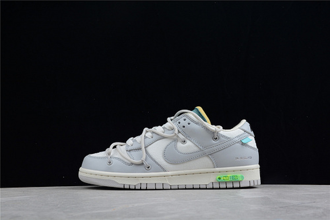 Off-White [DM1602-117]-[OW X SB DUNK LOW LOT 42 OF 50 SAIL/NEUTRAL GREY/LIGHT BONE]-[UNISEX:36-47.5], photo 1