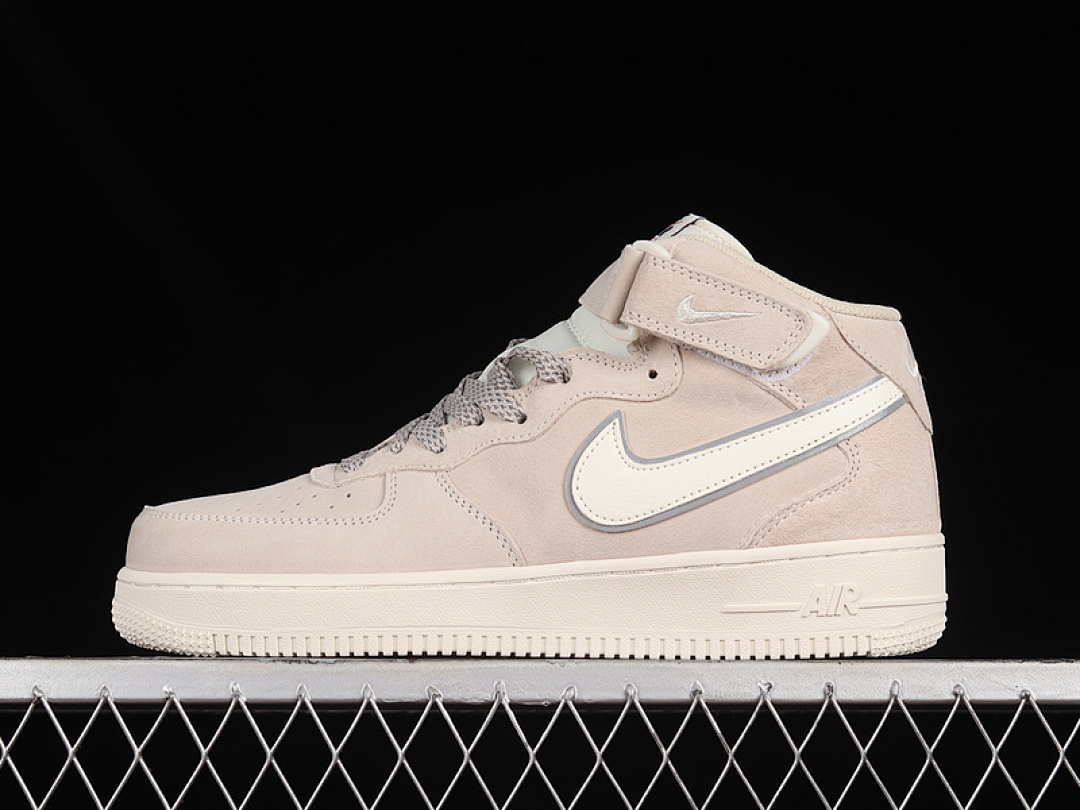 Nike [AA1118-005]-[AIR FORCE 1 MID 07 WHITE/GREY/BEIGE]-[WOMAN:36-39]-[MAN:40-45], photo 1