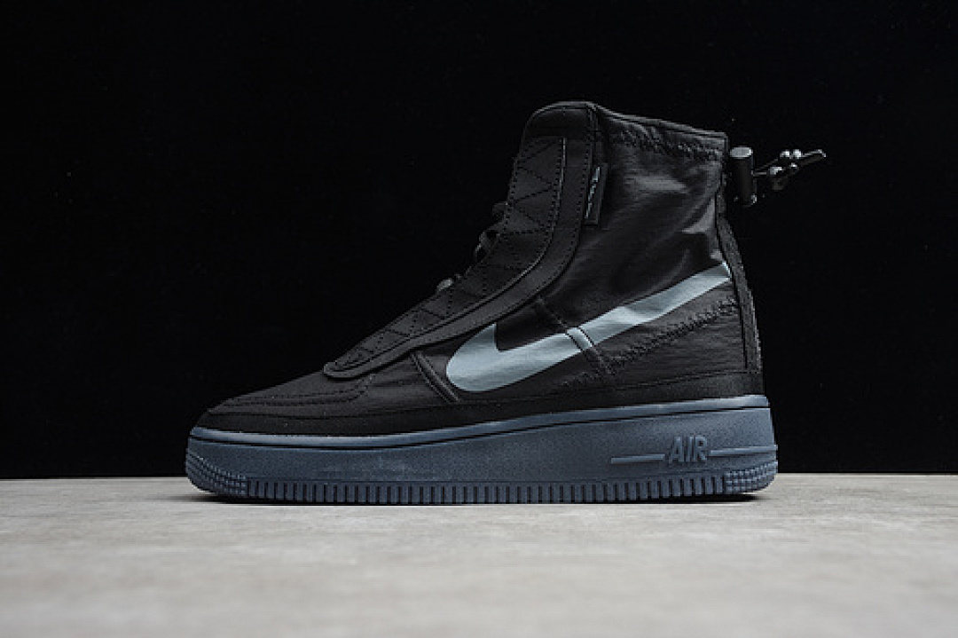 Nike [BQ6096-001]-[AIR FORCE 1 SHELL BLACK/DARK GREY]-[UNISEX:36-42], photo 1